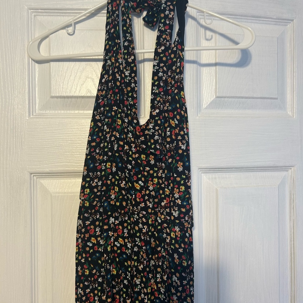 Backless floral jumpsuit from Francesca’s